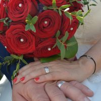 Hochzeit und Ringe